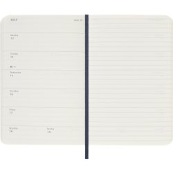 Moleskine 2026 Kalender | S | Vecka | Pock. | Blå