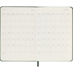Moleskine 2026 Kalender | H | Dag | Poc. | Grön