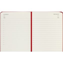 Moleskine 2026 Kalender | H | Dag | Poc. | Röd