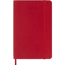 Moleskine 2026 Kalender | S | Dag | Poc. | Röd