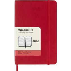 Moleskine 2026 Kalender | S | Dag | Poc. | Röd