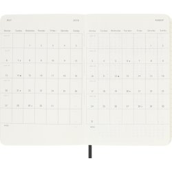 Moleskine 2026 Kalender | S | Dag | Poc. | Svart