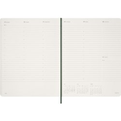 Moleskine 2026 Kalender | Ess. | Vecka v. | Grön