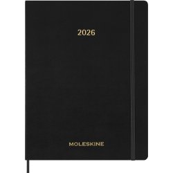 Moleskine 2026 Kalender | Ess. | Veckovy | Svart