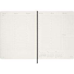 Moleskine 2026 Kalender | Ess. | Veckovy | Svart