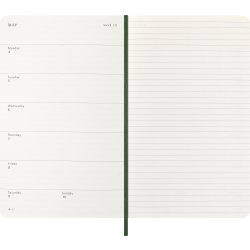 Moleskine 2026 Kalender | S | Vecka | L | Grön