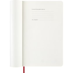Moleskine 2026 Kalender | S | Vecka | L | Röd