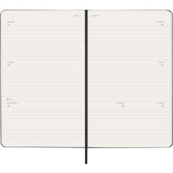 Moleskine 2026 Kalender | H | Vecka h. | L | Svart