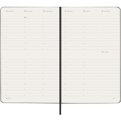 Moleskine 2026 Kalender | H | Veckovis | L | Svart