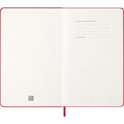 Moleskine 2026 Kalender | H | Dag | L | Röd