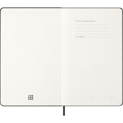 Moleskine 2026 Kalender | H | Dag | L | Svart
