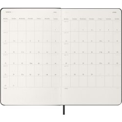 Moleskine 2026 Kalender | H | Dag | L | Svart