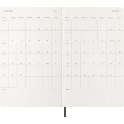 Moleskine 2026 Kalender | S | Dag | L | Grön