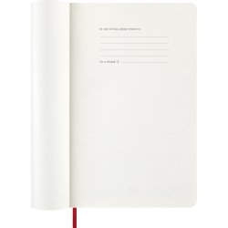 Moleskine 2026 Kalender | S | Dag | L | Röd
