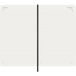Moleskine 2026 Kalender | S | Dag | L | Svart