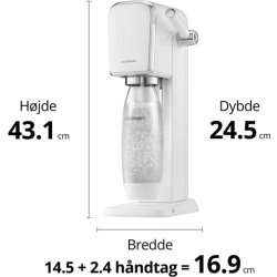 Sodastream ART - kolsyremaskin, vit