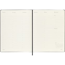 Moleskine 2026 Kalender | H | Vecka Pro v. | XL