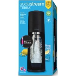 Sodastream Terra Black - kolsyremaskin, svart