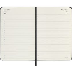 Moleskine 2026 Kalender | H | Dag | Poc. | Svart