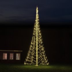 Starlight ljusslinga, flaggstång, 7 m, 1800 LED