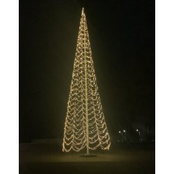 Starlight ljusslinga, flaggstång, 14 m, 6000 LED
