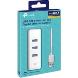 TP-Link 3-portars nav och Gigabit Ethernet-adapter