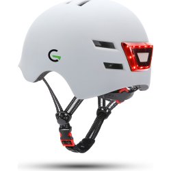 GoRunner Cykelhjälm, Strl. L - 58-61 cm, vit