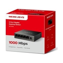 Mercusys 5-Port Gigabit Desktop Switch, svart