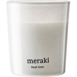 Meraki Doftljus, Fresh Linen, 2 st