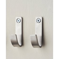 Meraki Krok, 3st, borstade silverfinish
