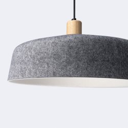 Felta Pendel filtlampa, grå