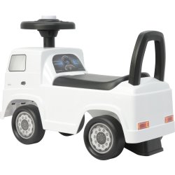 Gåbil Mercedes Actros lastbil för barn, vit