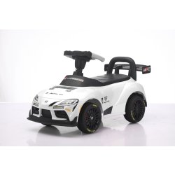 Gåbil Toyota Supra GT-4 för barn, vit