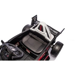 Elbil Porsche Formula E barnbil, 2x12V, svart