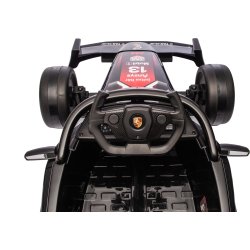 Elbil Porsche Formula E barnbil, 2x12V, svart