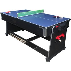 Stanlord 3-i-1 bord, Lucca 6 fot, svart