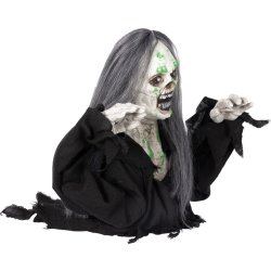 Krypande zombie - ljud/ljus - 35 cm