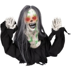 Krypande zombie - ljud/ljus - 35 cm