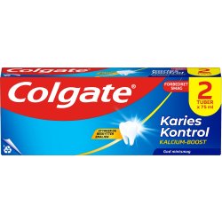 Colgate Tandkräm | Karieskontroll | 2x75 ml