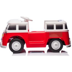 Elbil VW T1 barnbil, 12V, röd