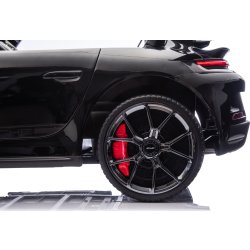 Elbil Porsche Spyder 911 GT3 barnbil, svart