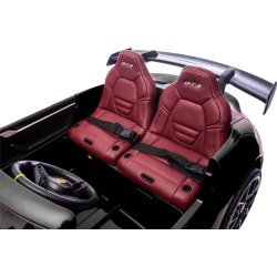 Elbil Porsche Spyder 911 GT3 barnbil, svart