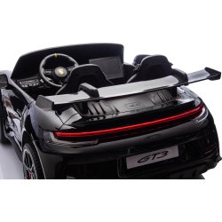 Elbil Porsche Spyder 911 GT3 barnbil, svart