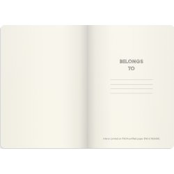 Burde Deluxe Anteckningsbok | A6 | Linjerad | Brun