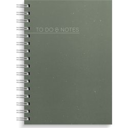 Burde Anteckningsbok | Notebook To Do | A5 | Grön