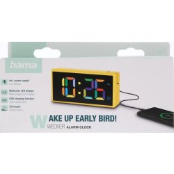 Hama Digital Väckarklocka "Ibiza" Flerf. Display