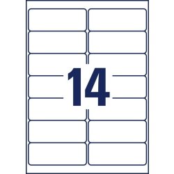 Avery Adressetiketter | 99,1 x 38,1 mm | 350 st.