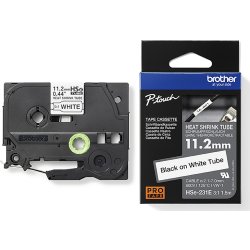 Brother HSe-231E | Krymptejp | 11,2 mm | Svart/gul