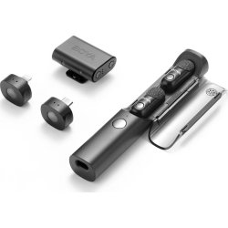 Boya Mikrofon Transformator, USB-C, 3,5 mm, svart