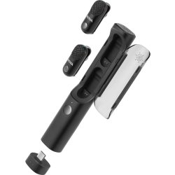 Boya Mikrofon Transformator, USB-C, 3,5 mm, svart